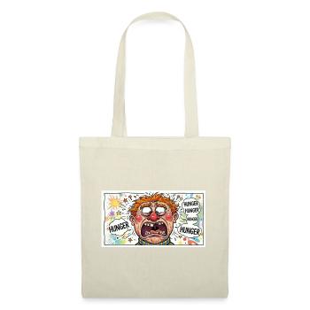 Caricature de la faim : Look explosif de dessin animé - Sac en tissu - rouge - Devant