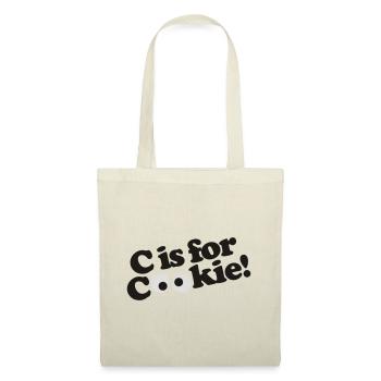 C is for Cookie - Stoffbeutel - Rot - Vorne
