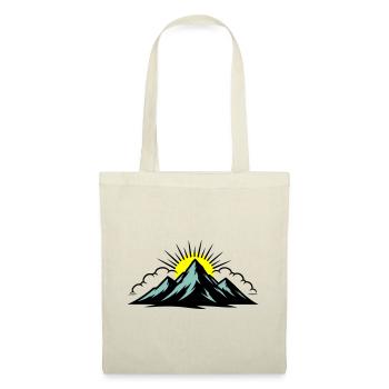 Mountains Clouds Peaks - Tote Bag - red - Front