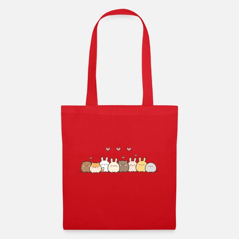 FunnyBunny - Tote Bag - red