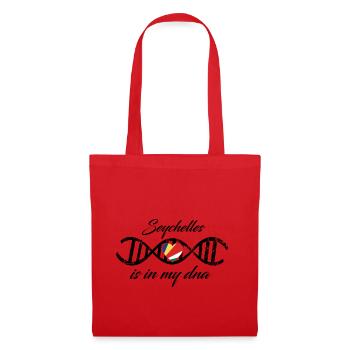 love my dns dna land country Seychelles - Tote Bag - red - Front