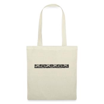 black maori38 logo - Tote Bag - red - Front