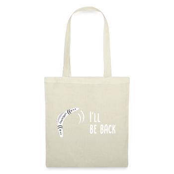 Boomerang I'll be back - Stoffbeutel - Rot - Vorne