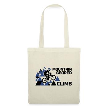 Mountain Bike Climb Mountains Saying - Tote Bag - red - Front