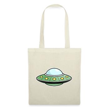 UFO Green - Tote Bag - red - Front