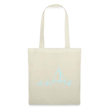 Voile à battement de cœur en voilier - Sac en tissu -  - Devant