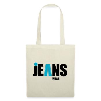 jeans wear mit punkt - Stoffbeutel - Rot - Vorne