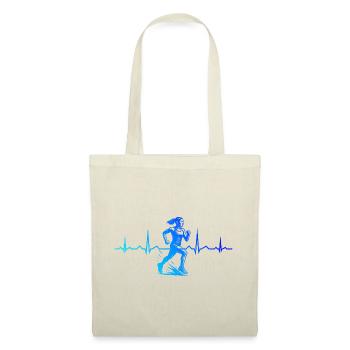 Running motif that works immediately - Tote Bag - red - Front