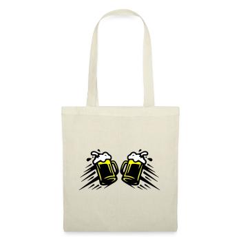 Beer Beer Glass Toast Icon - Tote Bag - red - Front