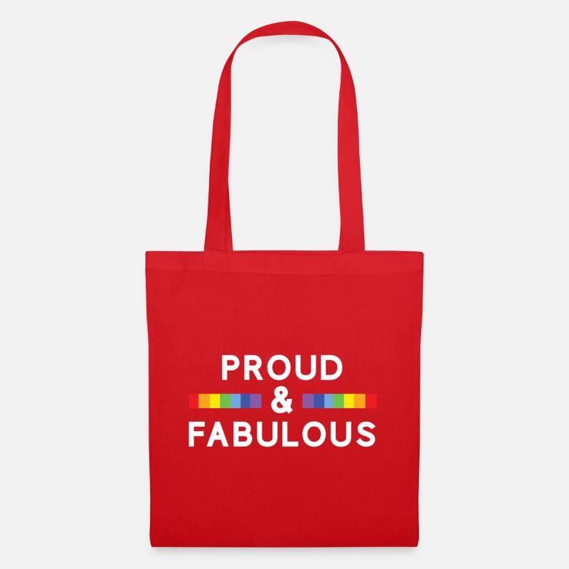 Pride Month - Stolz und fabelhaft - Stoffbeutel - Rot
