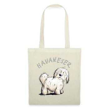 Little Havanese dog i dog friend gift - Tote Bag - red - Front