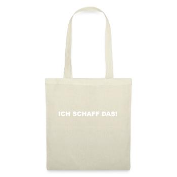 ich schaff das - Stoffbeutel - Rot - Vorne