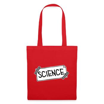 Science Science Statement Nerd Education Saying - Tote Bag - red - Front
