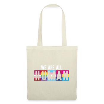 Mois de la fierté LGBT - We Are All Human - Sac en tissu - rouge - Devant