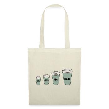 Teacher's Coffee - Tote Bag - red - Front