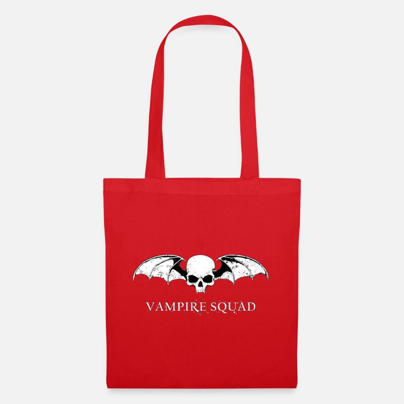 Vampire Squad White - Tote Bag - red
