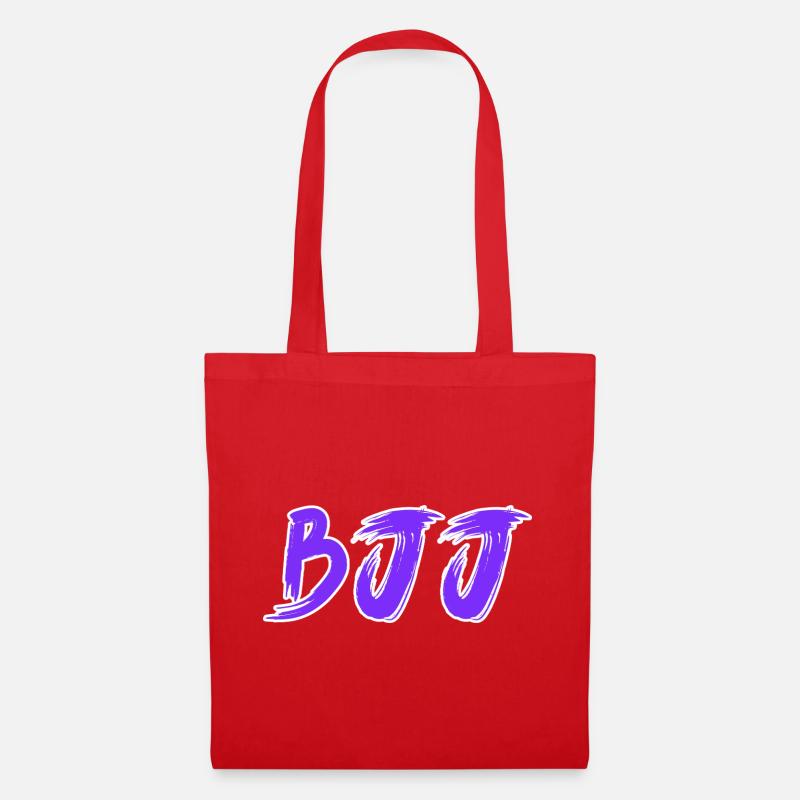 BJJ Lila Gürtel – Jiu Jitsu Rang Design - Stoffbeutel - Rot