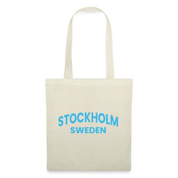 Stockholm, die Hauptstadt der nordischen Region - Stoffbeutel - Rot - Vorne