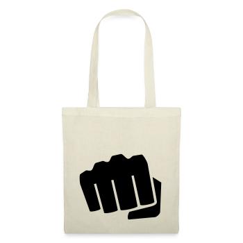 poing - Sac en tissu - rouge - Devant
