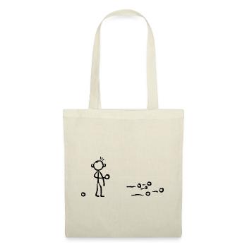 Boules players in action - French France - Tote Bag - red - Front