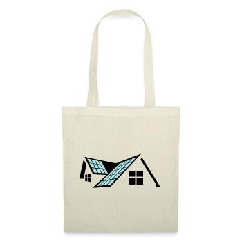 House with solar panels - Tote Bag - red - Front