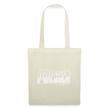Conception de la police Polska Outline - Sac en tissu - rouge - Devant