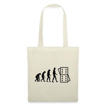 Évolution Domino : De l'Homme au Joueur - Sac en tissu - rouge - Devant