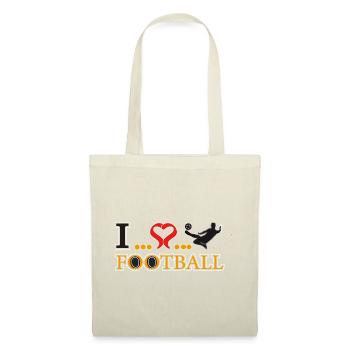 L’amour du football - Sac en tissu - rouge - Devant