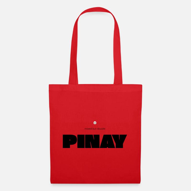 Mixed but Double – Pinay Diversity Statement - Tote Bag - red