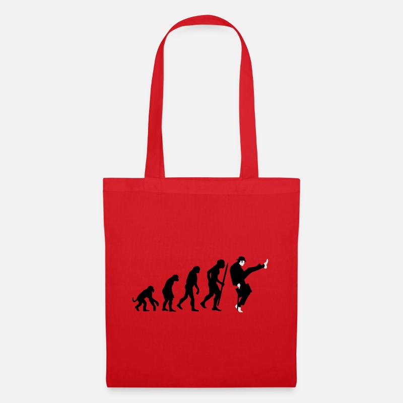 Evolution of silly walks - Sac en tissu - rouge