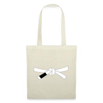 Ceinture blanche - Ceinture blanche - Sac en tissu - rouge - Devant