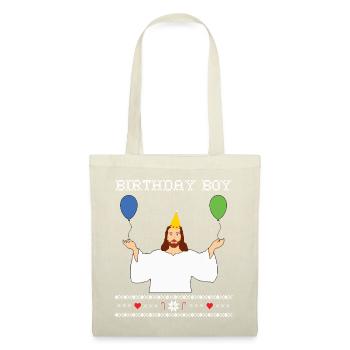 Birthday Boy Jesus - Chandail de Noël - Sac en tissu - rouge - Devant