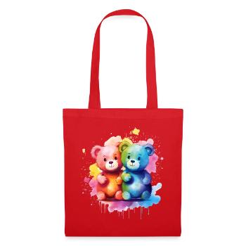 Love is a Bear Necessity - Tote Bag - red - Front