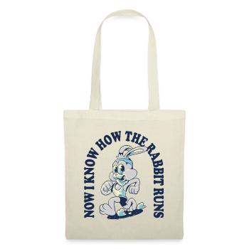 Rabbit Sprint Cartoon - Tote Bag - red - Front