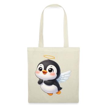 Dessin animé mignon d’ange manchot avec des ailes d’amour - Sac en tissu - rouge - Devant