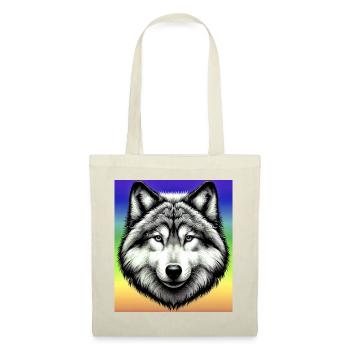 Wolf - Stoffbeutel - Rot - Vorne