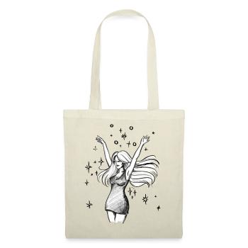 Autonomisation de la femme dansante - Illustration - Sac en tissu - rouge - Devant