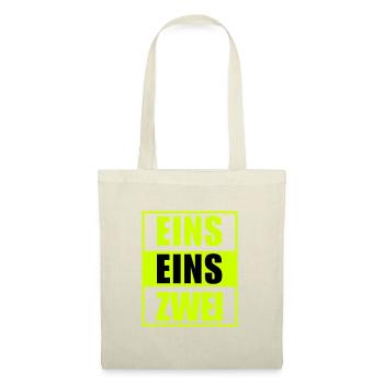 112 EINS EINS ZWEI - Stoffbeutel - Rot - Vorne