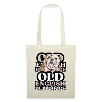 OLD ENGLISH BULLDOG Chien Chiens Bouledogue - Sac en tissu - rouge - Devant