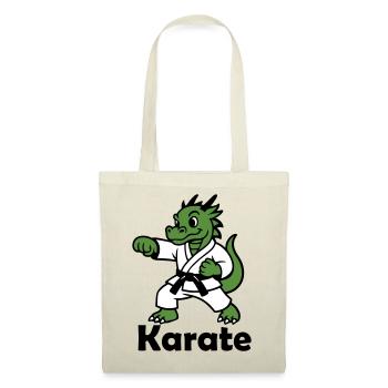 Karate Dragon - Tote Bag - red - Front