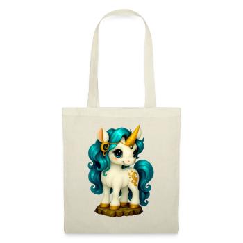 Magical Baby Unicorn with Gold Jewelry Unicorn - Tote Bag - red - Front