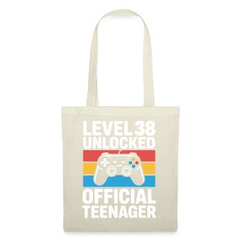 Level 38 Unlocked Teenager - Tote Bag - red - Front
