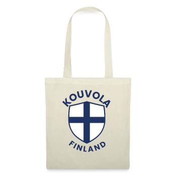 Kouvola Finnland-Schild-Logo - Stoffbeutel - Rot - Vorne