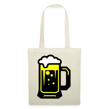 Icône du verre de bière - Sac en tissu -  - Devant