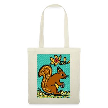 Squirrel I Animal I Holiday I Forest I EC - Tote Bag - red - Front