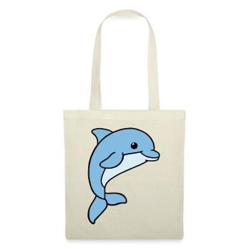 Delfin - Stoffbeutel - Rot - Vorne