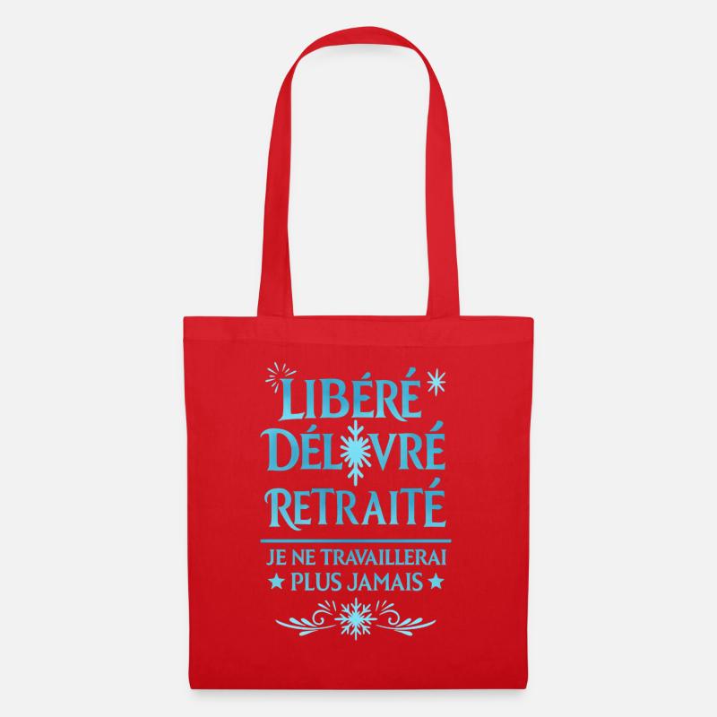 Released, Delivered, Retired - Tote Bag - red