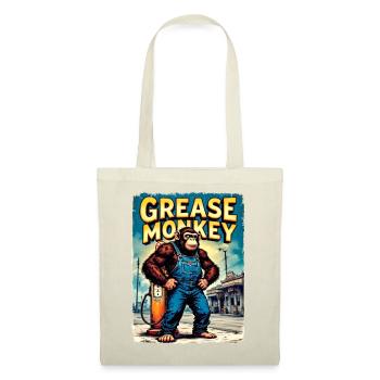 Art urbain rétro GreaseMonkey - Sac en tissu - rouge - Devant