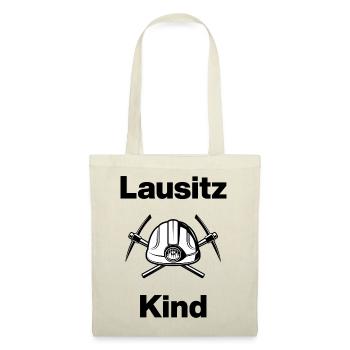 LAUSITZ KIND, GLÜCK AUF! AUF KOHLE GEBOREN  - Stoffbeutel - Rot - Vorne