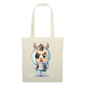 Hoodie Monster with Coffee Mug - Tote Bag - red - Front